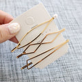 3Pcs/set Pearl Metal Gold Color Hair Clip Bobby Pin Barrette Hairband Hairpin Headdress for women girls Hair Accessories