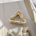 Chic Geometric Acetate Hair Claw