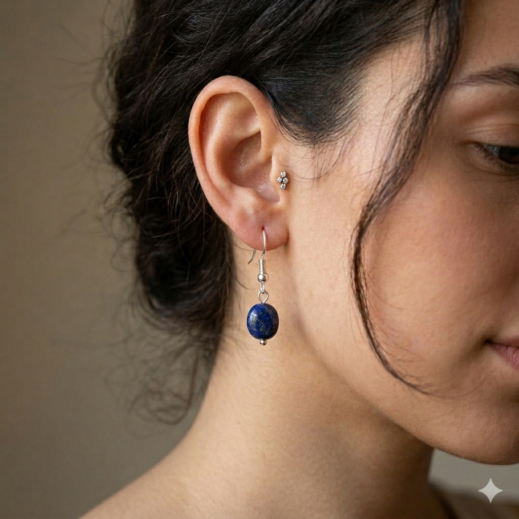 Lapis lazuli earrings