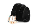 Black PU Leather Belts Women's Belt